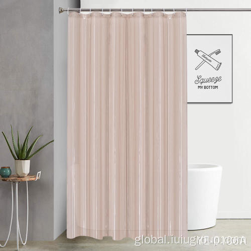 PEVA/EVA Shower Curtains low price shower curtain with solid color Factory